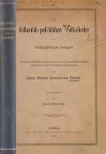 Ditfurth, Die historisch-politischen Volkslieder des dreissigjährigen Krieges.