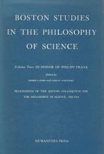 [Frank, Boston Studies in the Philosophy of Science.