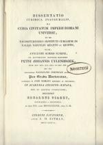 Piaget, De Curia Civitatum Imperii Romani Universe et de Vicissitudinibus