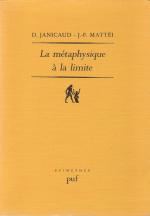 [Heidegger] Janicaud, La Metaphysique a la Limite.