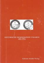 Kristó, Historische Demographie Ungarns (896 - 1196).