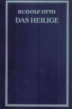 Rudolf Otto - Das Heilige.