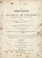 Monstrelet, The Plates Volume for: The Chronicles of Enguerrand de Monstrelet