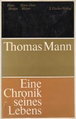 Bürgin, Thomas Mann. Eine Chronik seines Lebens.