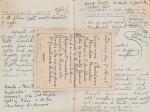 Sir Harry Luke - Manuscript Notebook with original recipes for The Tenth Muse