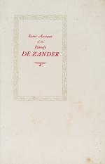  Album Amicorum of C. L. von Zander (recorded in the area of Vienna, Bielitz, Biala and Lemberg between 1814 and 1822