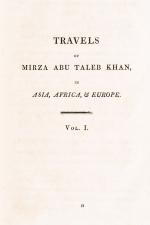 The Travels of Mirza Abu Taleb Khan in Asia, Africa, and Europe