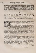 John Arbuthnot – Tables of Antient Coins, Weights and Measures – Explained And Exemplified in Several Dissertations [A Dissertation concerning the Doses of Medicines given by Ancient Physicians].