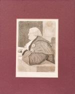 Collection of three original engravings [depicting Judges] by scottish caricatur