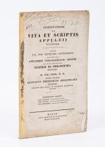 Hildebrand, Commentationis De Vita et Scriptis Appuleii Epitome.