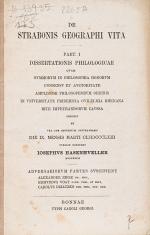 [Strabo, De Strabonis Geographi Vita.