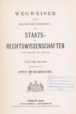Mühlbrecht, Wegweiser durch die neuere Literatur der Staats- und Rechtswissenschaften