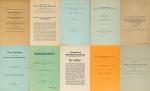 [Behring, Collection of nine important Emil von Behring - offprints from the Exi