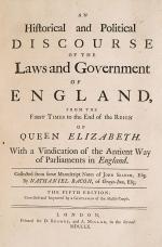 Selden / Bacon – An Historical and Political Discourse of the Laws and Government of England