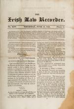 Anonymous. The Law Recorder: Containing Reports of Cases and Proceedings in the Courts of Law and Equity
