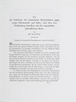 Rose, Über das Verhalten der wasserfreien Schwefelsäure