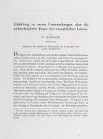 Johann Gottfried Hoffmann, Einleitung zu neuen Untersuchungen über die wahrschei