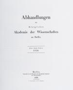 Johann Christoph Friedrich Klug, Versuch einer systematischen Feststellung der I