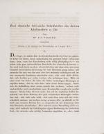 Barthold Georg Niebuhr, Zwei classische lateinische Schriftsteller des dritten Jahrhunderts n. Chr.