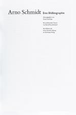 Schmidt, Arno Schmidt – Eine Bildbiographie.