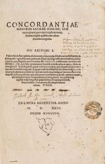 (Conradus de Halberstadt). Concordantiae Maiores Sacrae Bibliae