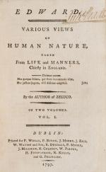 John Moore - Edward. Various Views of Human Nature, Taken From Life and Manners,