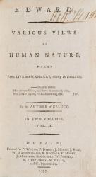 John Moore – Edward. Various Views of Human Nature, Taken From Life and Manners, Chiefly in England.