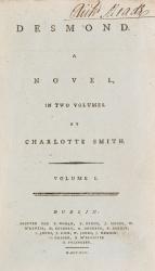 Charlotte Smith, Desmond – A Novel in Two Volumes.