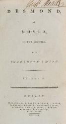Charlotte Smith, Desmond – A Novel in Two Volumes.