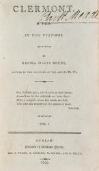 Regina Maria Roche, Clermont – A Tale.