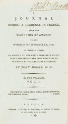 John Moore, A Journal During a Residence in France
