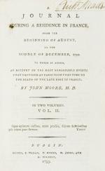 John Moore, A Journal During a Residence in France