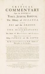 Simon Patrick, A Commentary upon the Historical Books of the Old Testament