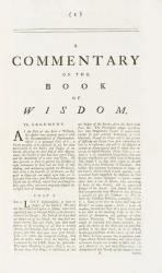 Simon Patrick, A Commentary upon the Historical Books of the Old Testament