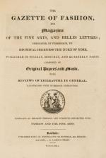 Lady Mary Wortley Montagu / Westmacott, The Gazette of Fashion, and Magazine of The Fine Arts and Belle Lettres
