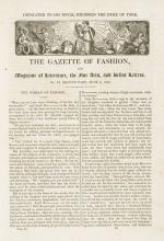 Lady Mary Wortley Montagu / Westmacott, The Gazette of Fashion, and Magazine of The Fine Arts and Belle Lettres