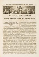 Lady Mary Wortley Montagu / Westmacott, The Gazette of Fashion, and Magazine of The Fine Arts and Belle Lettres