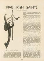 Alice Curtayne – Publications in Irish Periodicals