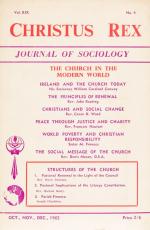 McKevitt, Christus Rex – An Irish Quarterly Journal of Sociology. A Collection of 24 Volumes