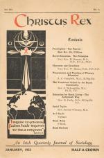 McKevitt, Christus Rex – An Irish Quarterly Journal of Sociology. A Collection of 24 Volumes