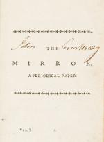 The Mirror - A Periodical Paper, Published at Edinburgh in the Years 1779 and 17
