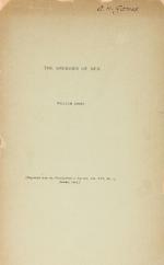 William JAmes - The Energies of Men. [Personal copy of William James' wife Alice Howe Gibbens - signed: A.H.James].