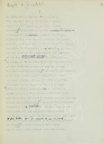 Lescure, Jean / [André Frénaud] - Original Typescript with manuscript annotation