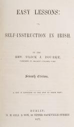 Bourke, Easy Lessons: Self-Instruction in Irish.
