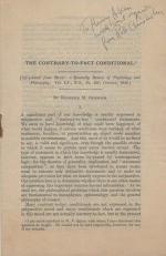 Roderick m. Chisholm / Roderick Firth, Collection of six (6) first edition offprints by and on Roderick M. Chisholm