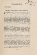 Roderick m. Chisholm / Roderick Firth, Collection of six (6) first edition offprints by and on Roderick M. Chisholm
