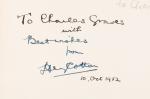 Cotton, My Swing [Inscribed and signed by Cotton to British journalist and Travel Writer, Charles Graves].