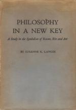 Susanne K. Langer, Philosophy in a New Key.