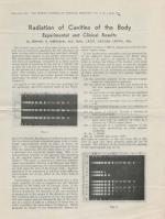 Stephan K. Westmann, Radiation of Cavities of the Body - Experimental and Clinical Results.