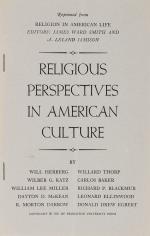 Blackmur, Religious Poetry in the United States [Original First dition Offprint from "Religion in American Life"].